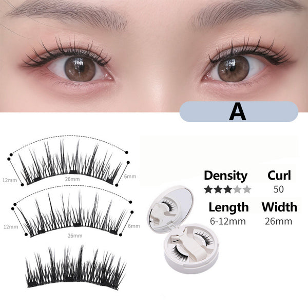 Magnetic False Eyelashes—No Glue Needed, Reusable