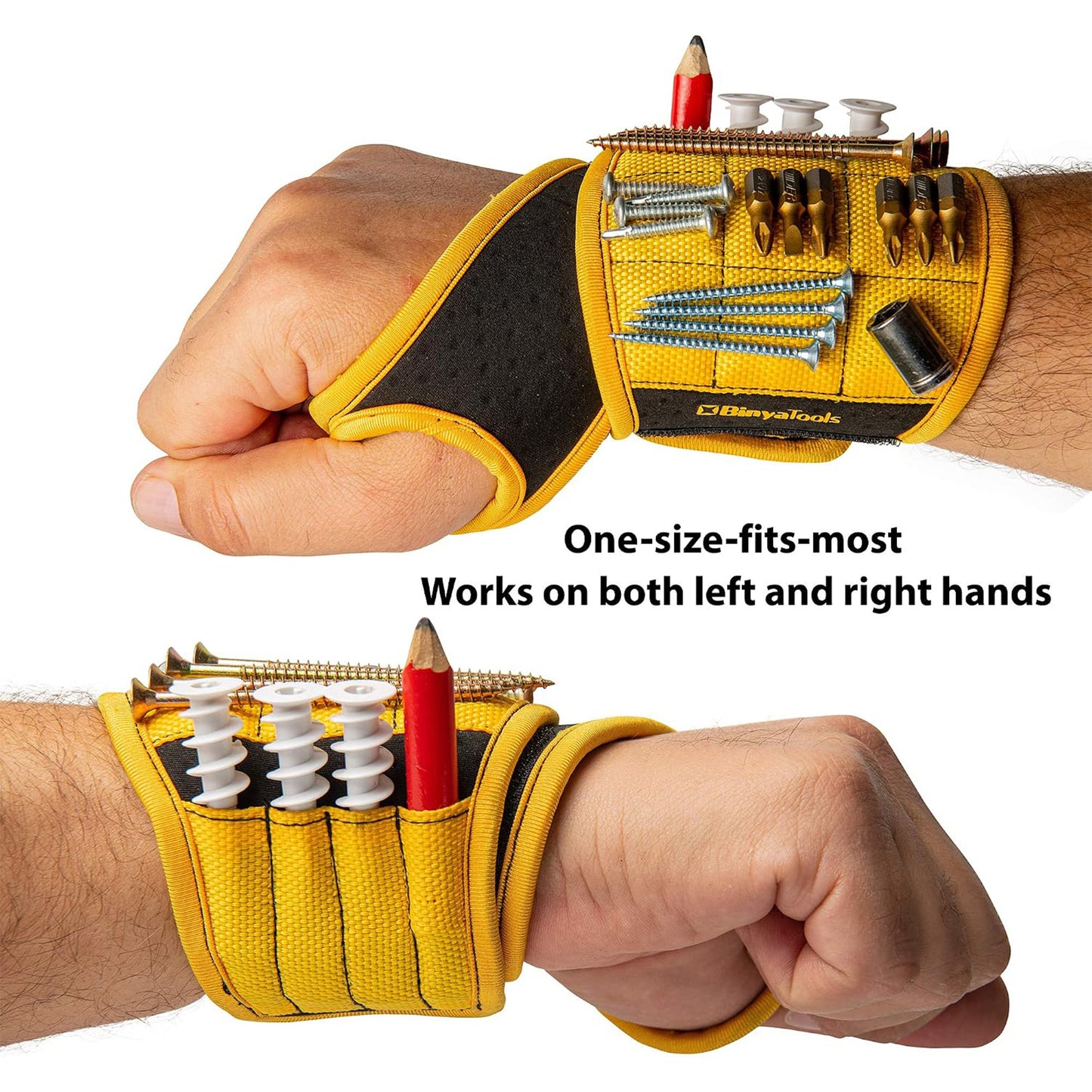 Magnetic Wristband for Tools Magnet Screw Holder Wrist Support Keeps Screws Nails