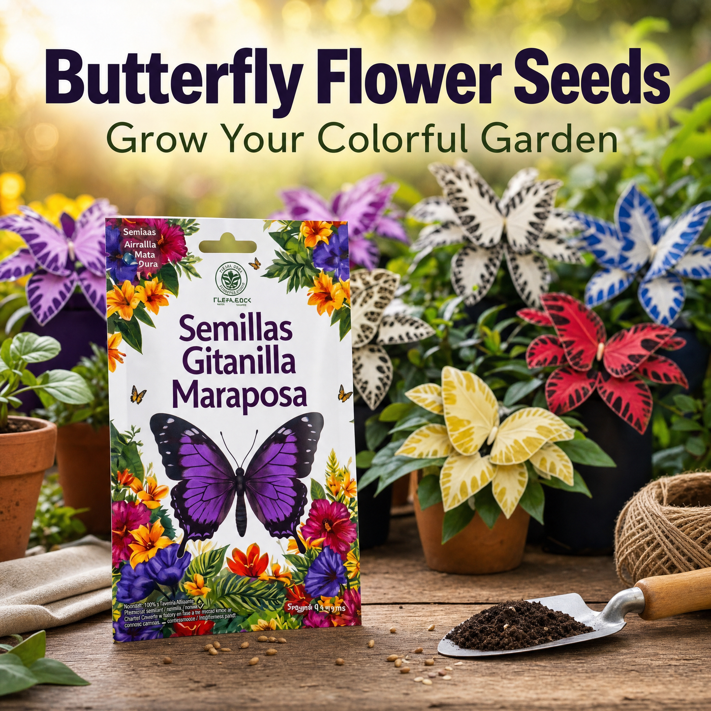 Butterfly Geranium Potted Plant for Gardens and Balconies