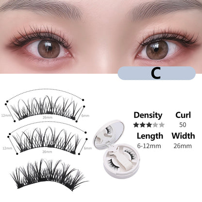 Magnetic False Eyelashes—No Glue Needed, Reusable