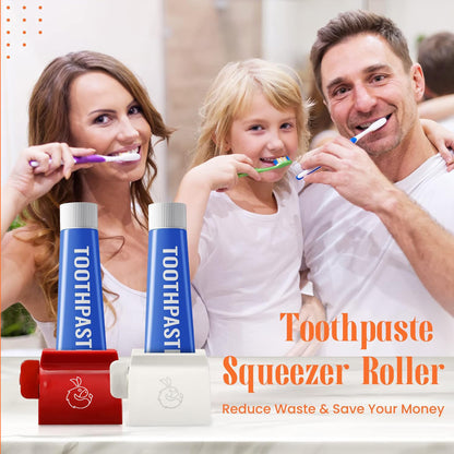 Rolling Tube Toothpaste Squeezer Dispenser Toothpaste Seat Holder Stand