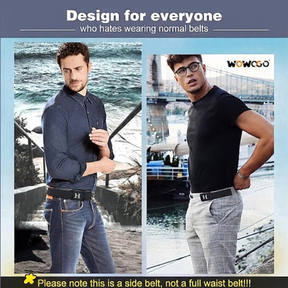 Unisex, Buckle-free Elastic Belt For Adjusting Waistband Fit
