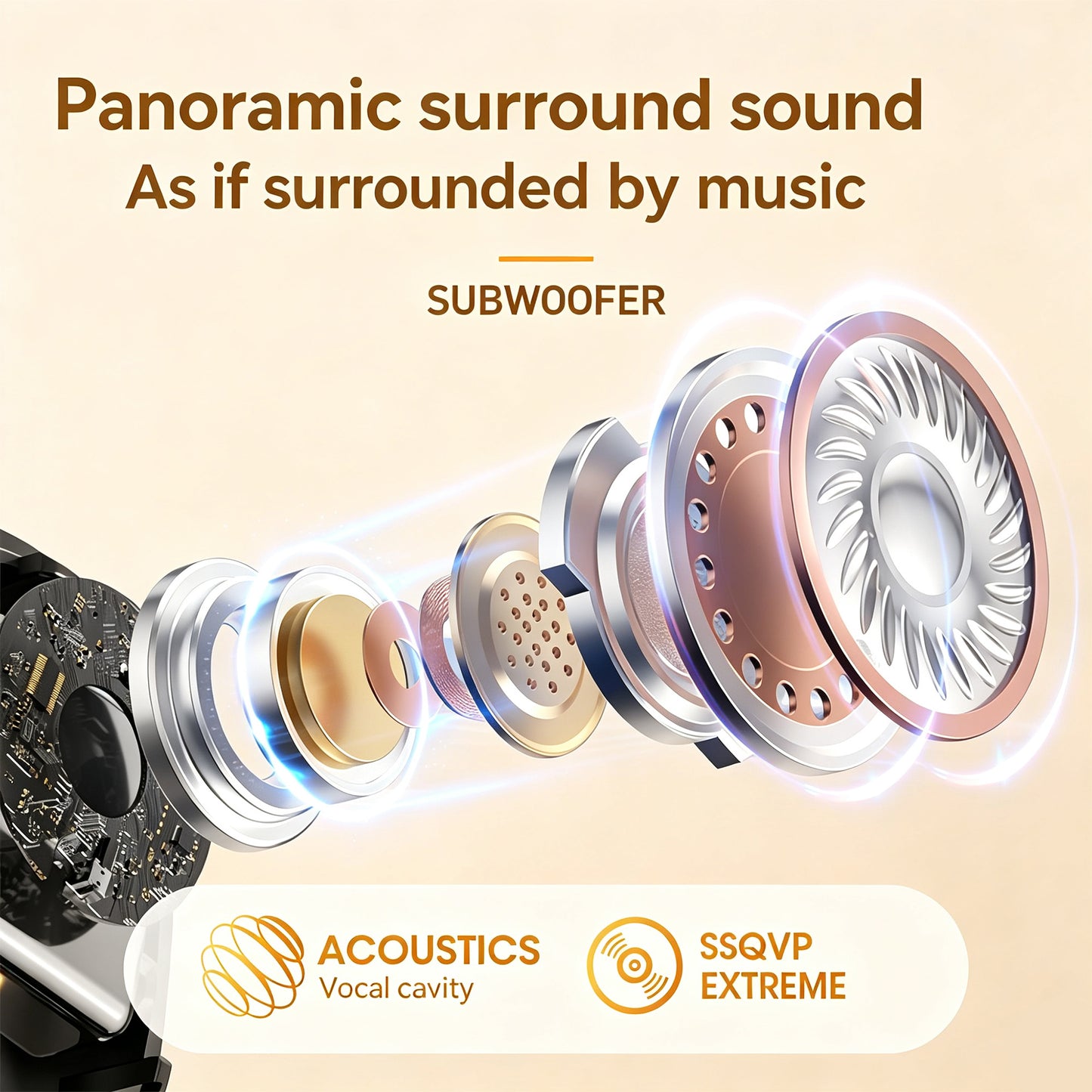Mini Sleep Earbuds Bluetooth for Side Sleepers