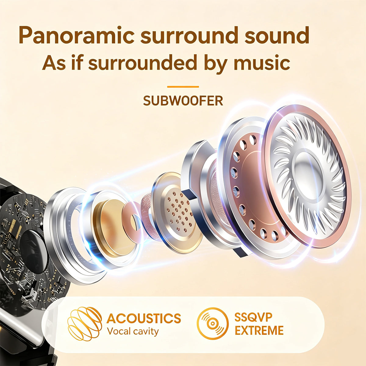 Mini Sleep Earbuds Bluetooth for Side Sleepers