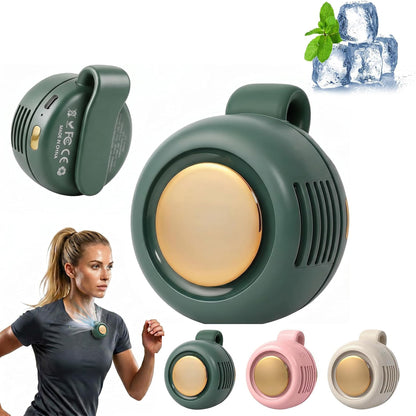 Clip-On Bladeless Fan with 3 Speeds for Outdoor, Office, Travel