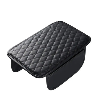 Multifunctional Car Armrest Box Cushion with Built-in Storage Bag