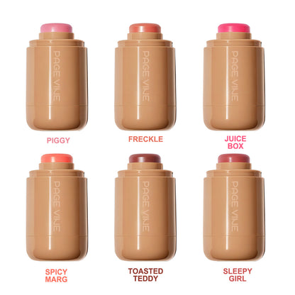 Cream Blush Stick, Dual-Use For Lips And Cheeks, Moisturizing Formula