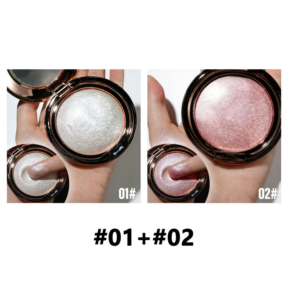 Waterproof Metallic Glow Cream Highlight for Face & Body
