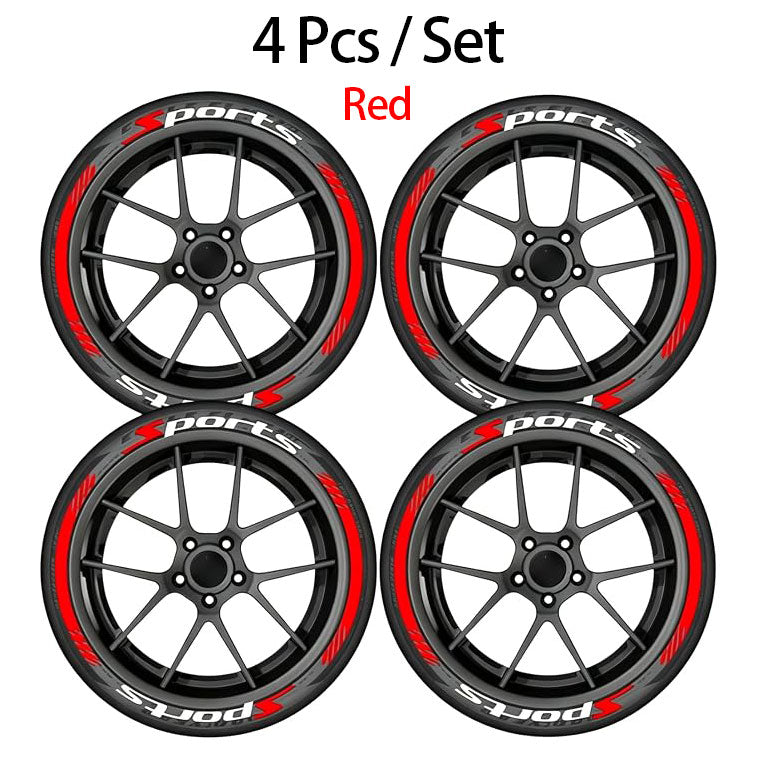 Car Tire Waterproof Universal Stickers Wheel Decals