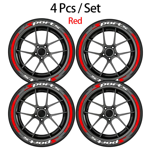 Car Tire Waterproof Universal Stickers Wheel Decals