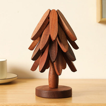Natural Tree Trivet Set