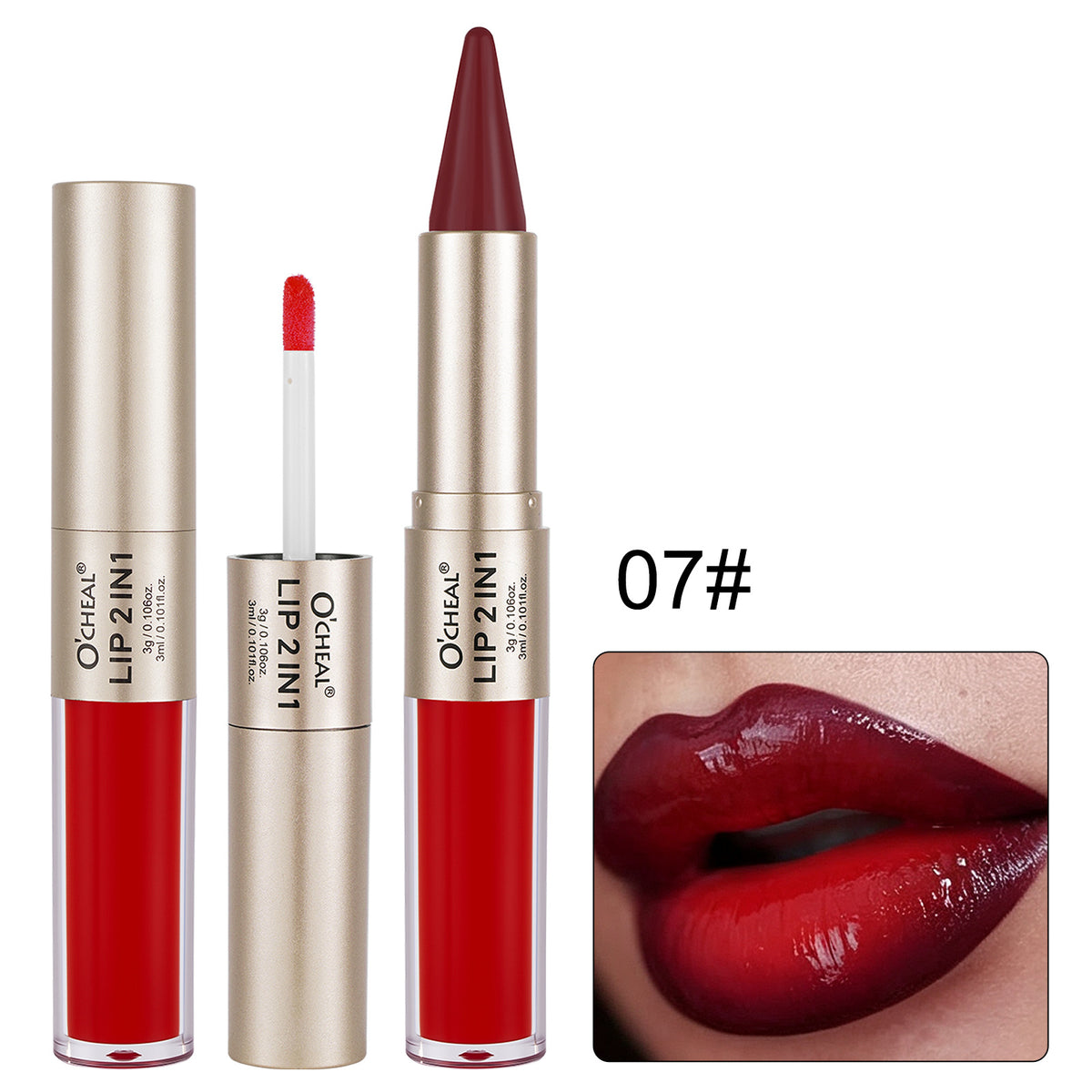 2-in-1 Double-Ended Matte Lip Liner & Lip Gloss Duo