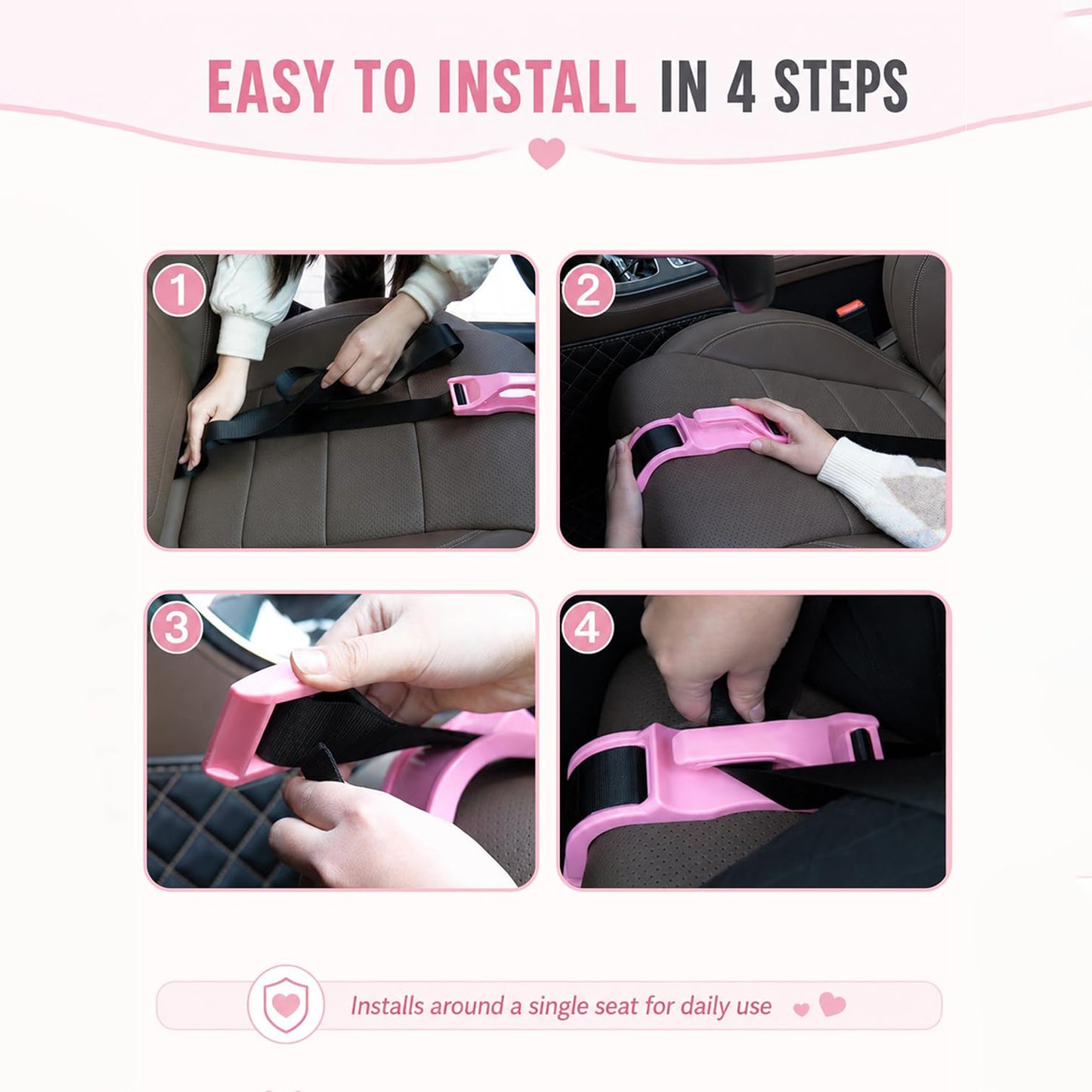 Pregnancy Seat Belt Cover for Women Driving, Travel