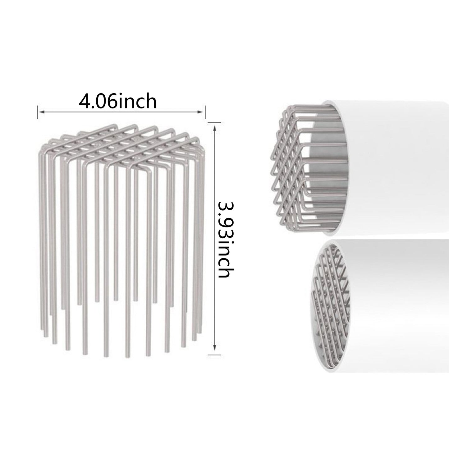 Stainless Steel Downspout Gutter Guard for Debris & Rodents