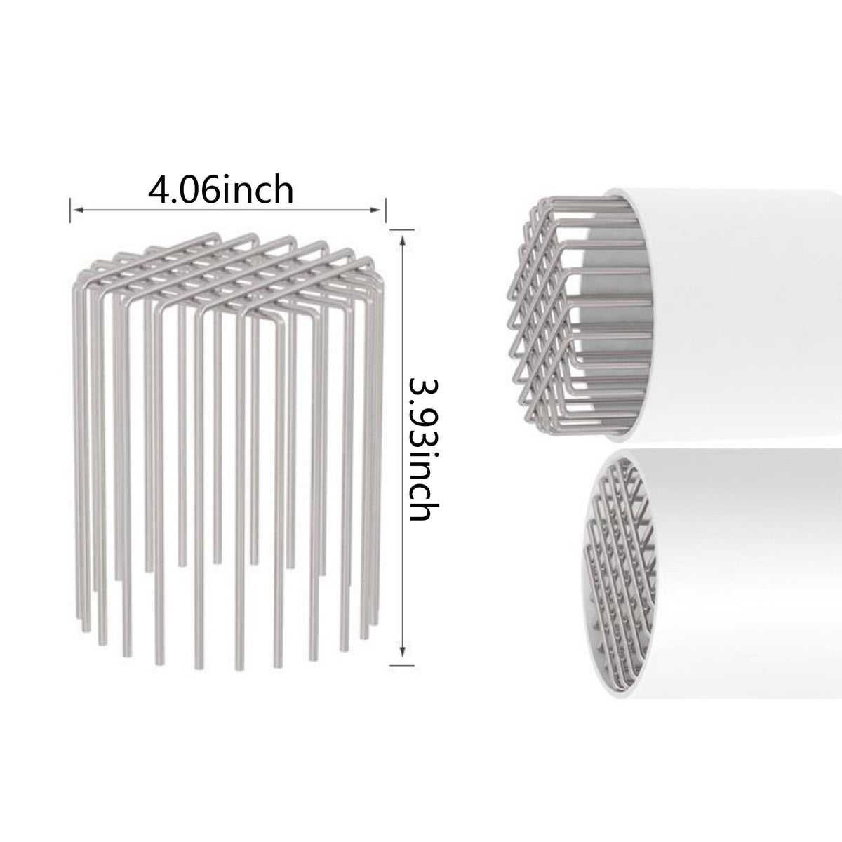 Stainless Steel Downspout Gutter Guard for Debris & Rodents