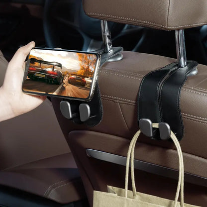 2 Pcs Car Hooks For Headrest-Adjustable  Car Organizers and Storage Accessories