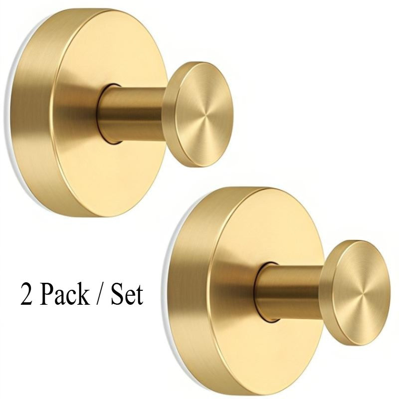 2 PCS Suction Cup Hooks Drill Free Stainless Steel Suction Hooks