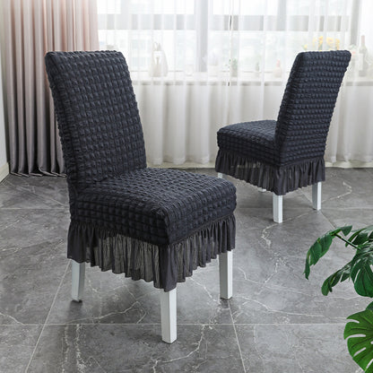 Chair Slipcovers with Skirt for Hotel Home Decor