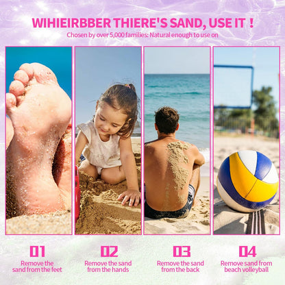 Reusable Sand Remover Bag – Portable Beach Sand Removal Pocket for Surfing, Camping & Vacation