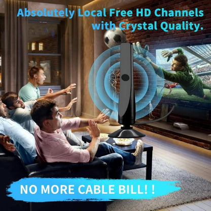 DVBT2 Antenna, Freeview, Universal Indoor Digital TV Antenna, with Strong Signal