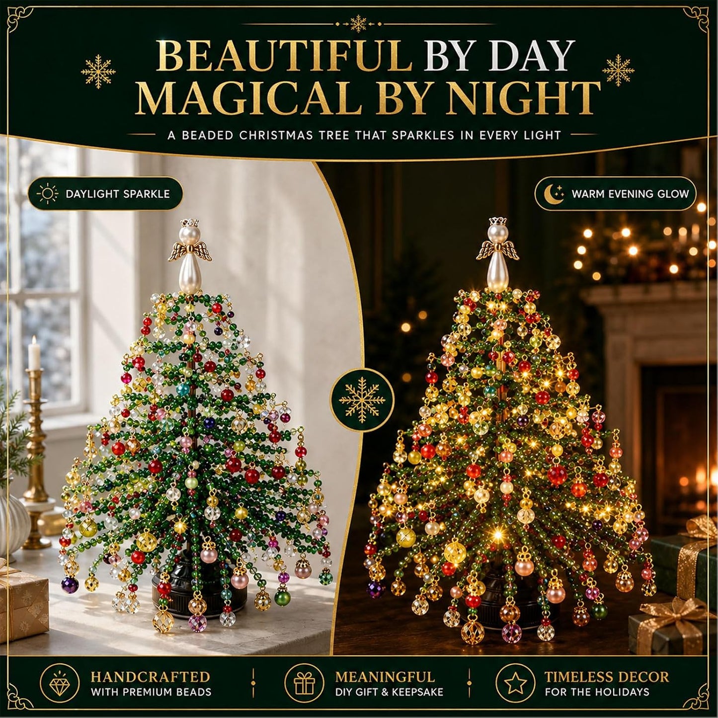 DIY Beaded Christmas Tree Kit
