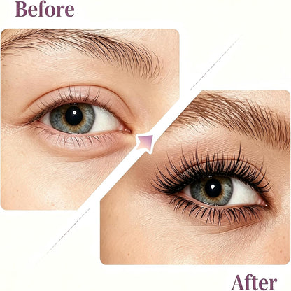 2Pcs Wide-Angle Eyelash Curler with Built-In Comb Gentle No-Pull Design
