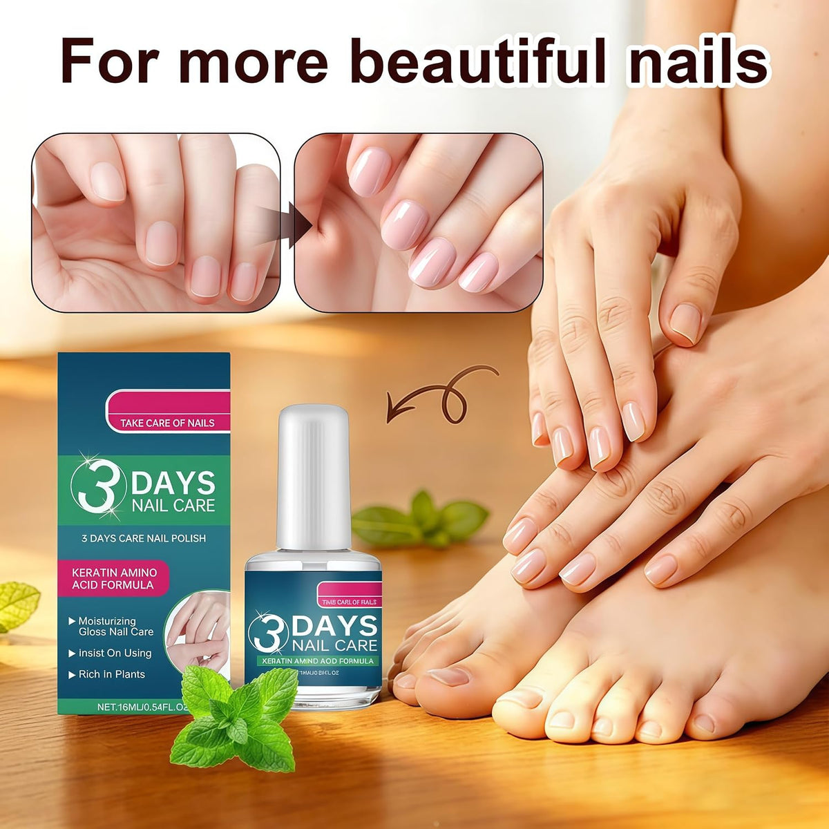 Nail Care Oil for Dry, Weak, Fragile and Damaged Nails
