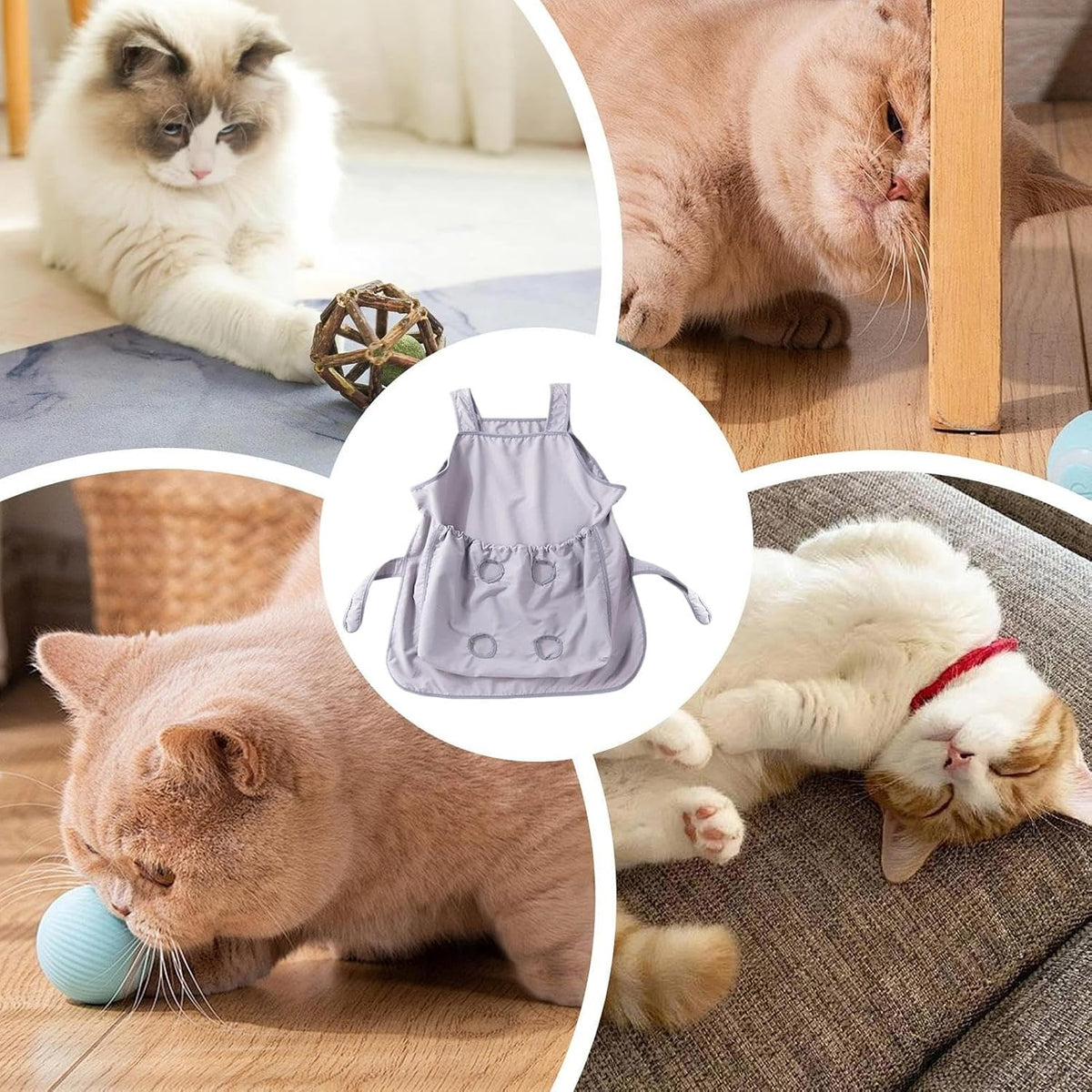 Cat Carrier Apron With Leg Holes, Adjustable Cat Carrier Apron, Cat Sleeping Bag