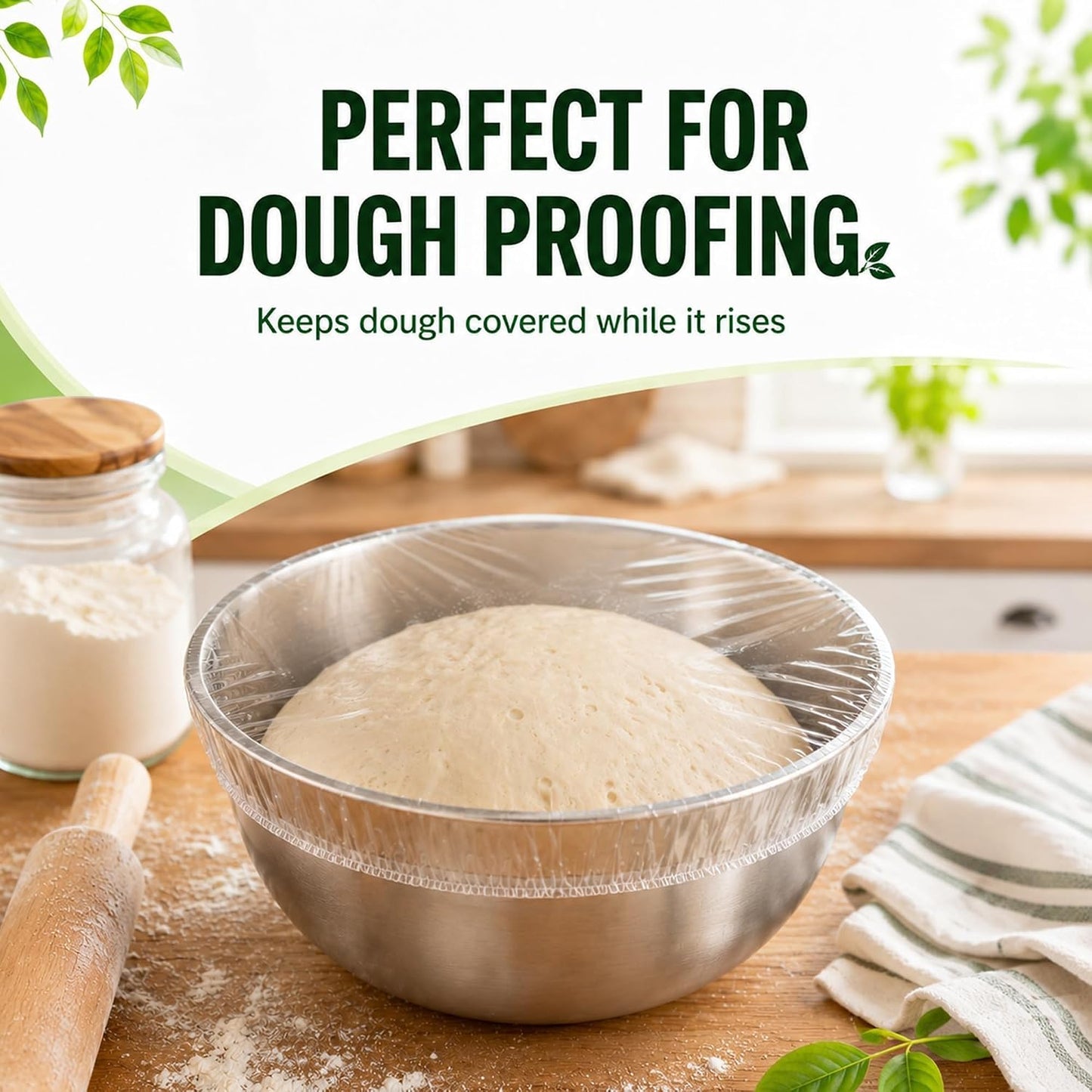 Food-Grade Elastic Bowl Covers—Fresh-Keeping Covers For Storing Leftovers And Picnics