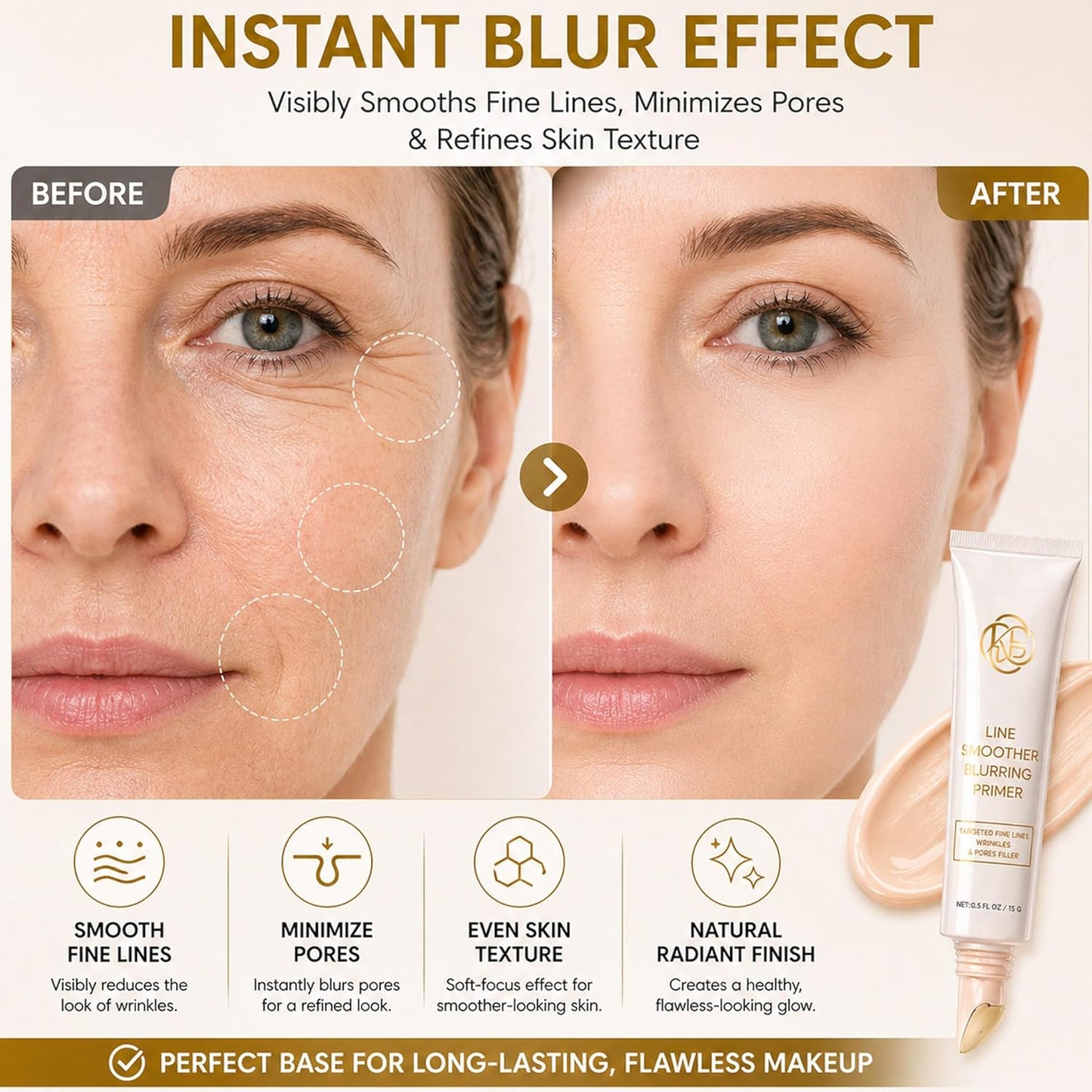 Smoother Fine Line Blurring Primer with Vitamin C & Niacinamide 15G/ 0.5FLOZ (1)