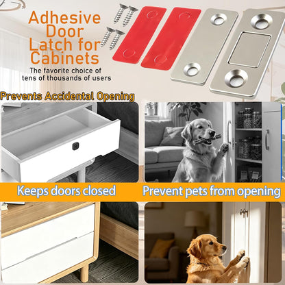 10 Pack Ultra Thin Magnetic Latch Easy to Install Cabinet Magnets