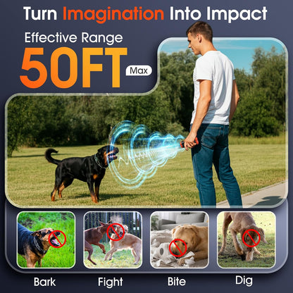 2-In-1 Dog Barking Deterrent Training Tool, Safe Behavior Correction