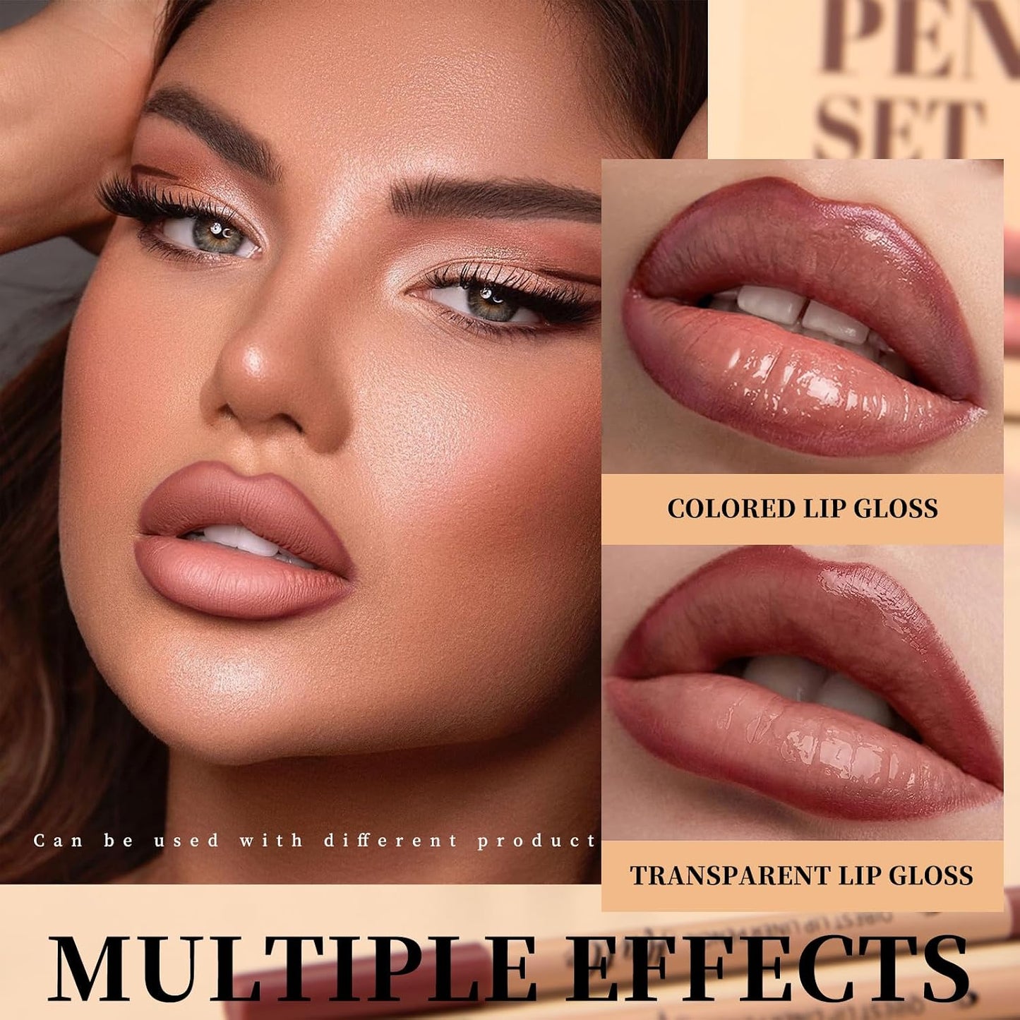 12-Color Ultra-Fine Lip Liner Set – Smooth Texture, Long-Lasting, Highly Pigmented
