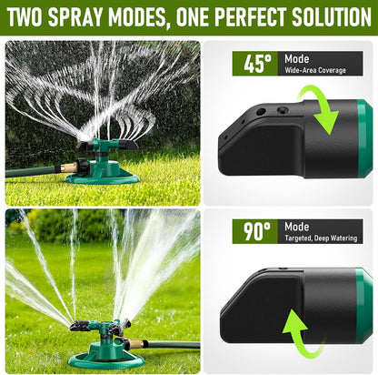 Automatic Sprinkler – Supports 360-Degree Rotation For Large-Area Coverage