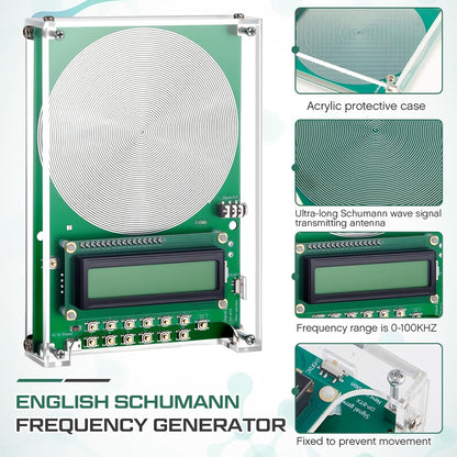 Adjustable Frequency Generator Suitable for Improving Sleep, Stress Reduction,Yoga and Meditation