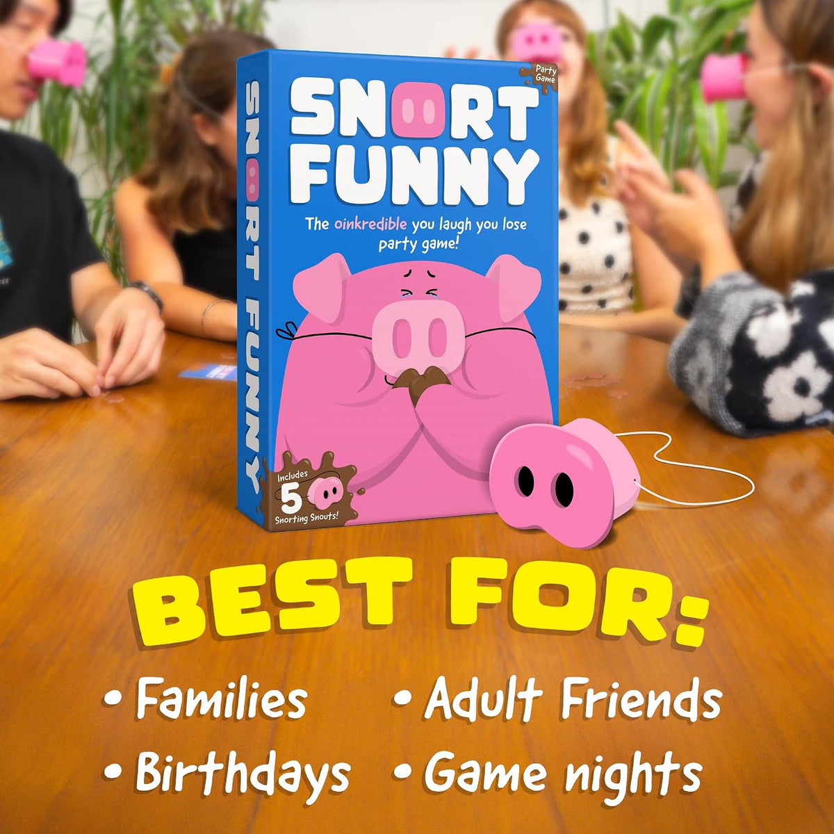 Snort Funny - Award-Winning Laugh-You-Lose Funny Game