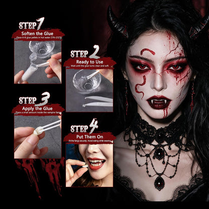 Halloween Vampire Makeup Kit, SFX Face & Body Paint Set
