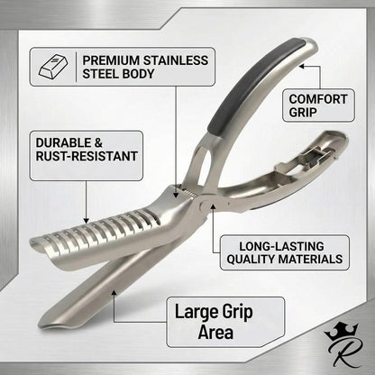 Rib Membrane Removal Tool – Stainless Steel BBQ Rib Peeler for Pork Ribs, Grill & Smoking Prep