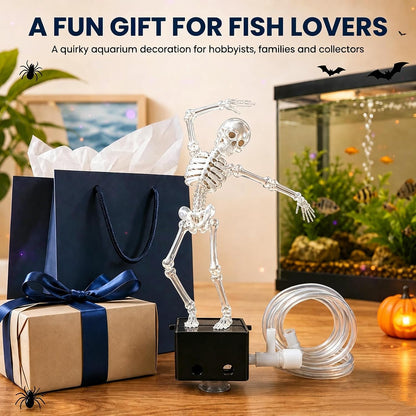 Fish Tank Decoration with Airflow Control Valve