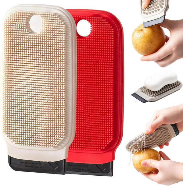 3-in-1 Multi-Functional Vegetable Scrubber & Fruit Brush