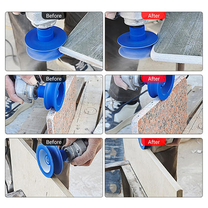 Diamond Edging Wheel Half-Round Profile, For Angle Grinders, 5/8-11 Thread