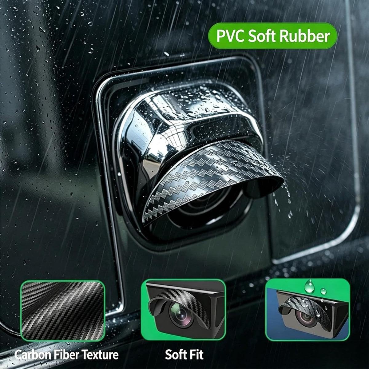 10PCS Backup Camera Rain Shield, Backup Camera For Car Anti-Rain Cover