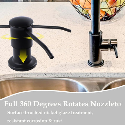 Sink Soap Dispenser Pump in Kitchen Counter Dish Soap Dispenser