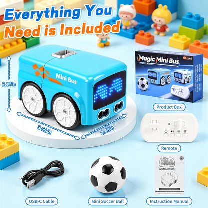Magic Mini RC Bus – 2.4GHz Inductive Car for Kids & Adults