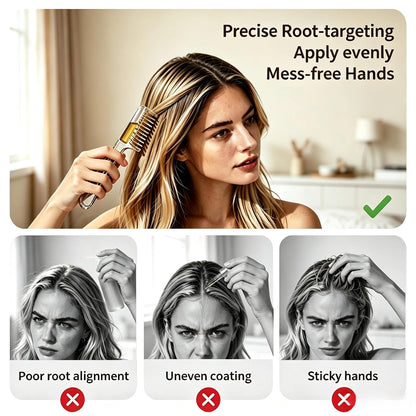 Scalp Liquid Applicator Comb -Hair Root Oil Massage Tool