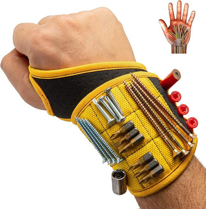 Magnetic Wristband For Tools Gift For Him-Magnet Screw Holder Wrist Support