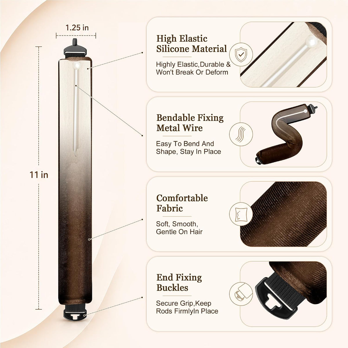 Overnight Heatless Hair Curler