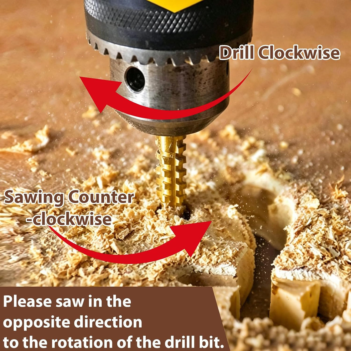 6 Pcs Titanium Coated HSS Drill Bit Set