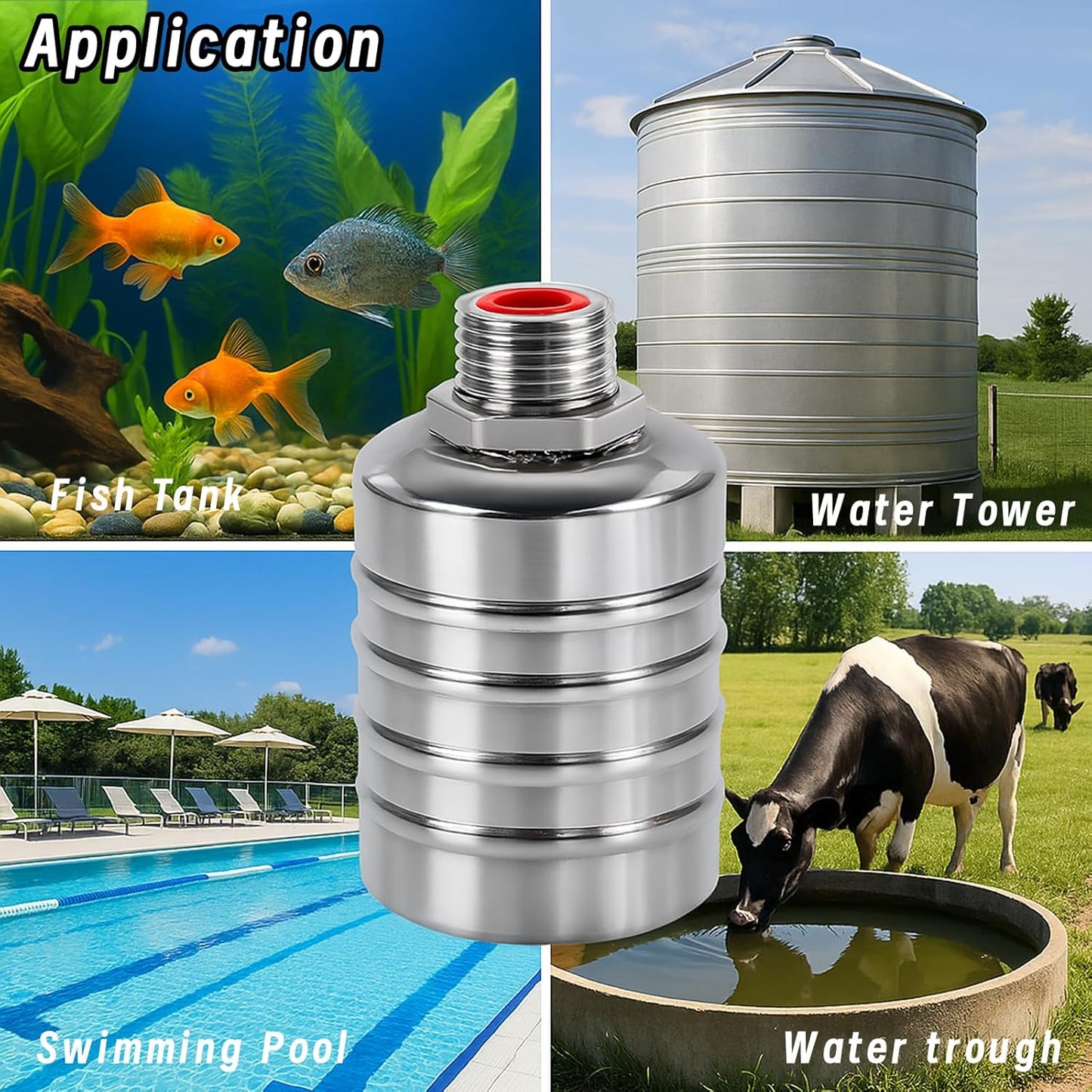 Water Float Valve 304 Stainless Steel Automatic Water Level Control Valve