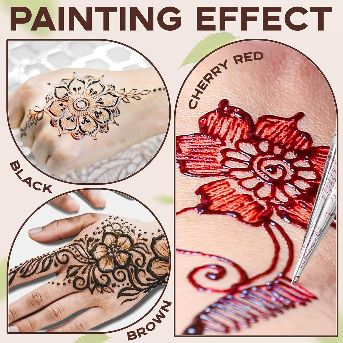 Henna Hand-Painted Body Tattoo Set